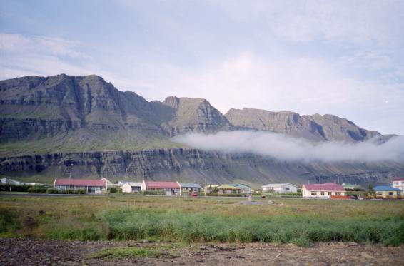 Breidalsvk viewed from the waterfront