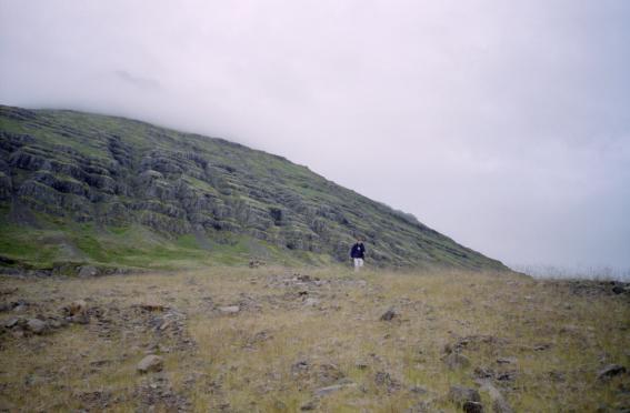 Dave returning from the waterfall